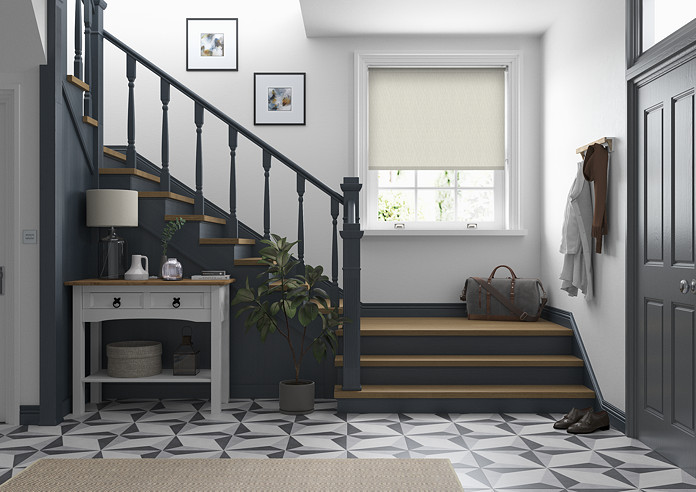 Capri (Blackout), Chiffon - Motorised Roller Blind - Image 5